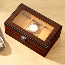 Load image into Gallery viewer, Wooden Watch Display Box